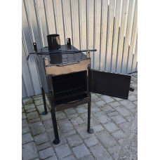 Печь-отопительно-варочная буржуйка 3,5 мм