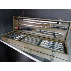 Подарочный набор шампуров и аксессуаров для барбекю Universal Black Подарочный набор шампуров и аксессуаров для барбекю Universal Black