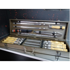 Подарочный набор шампуров и аксессуаров для барбекю Universal NEW Подарочный набор шампуров и аксессуаров для барбекю Universal NEW