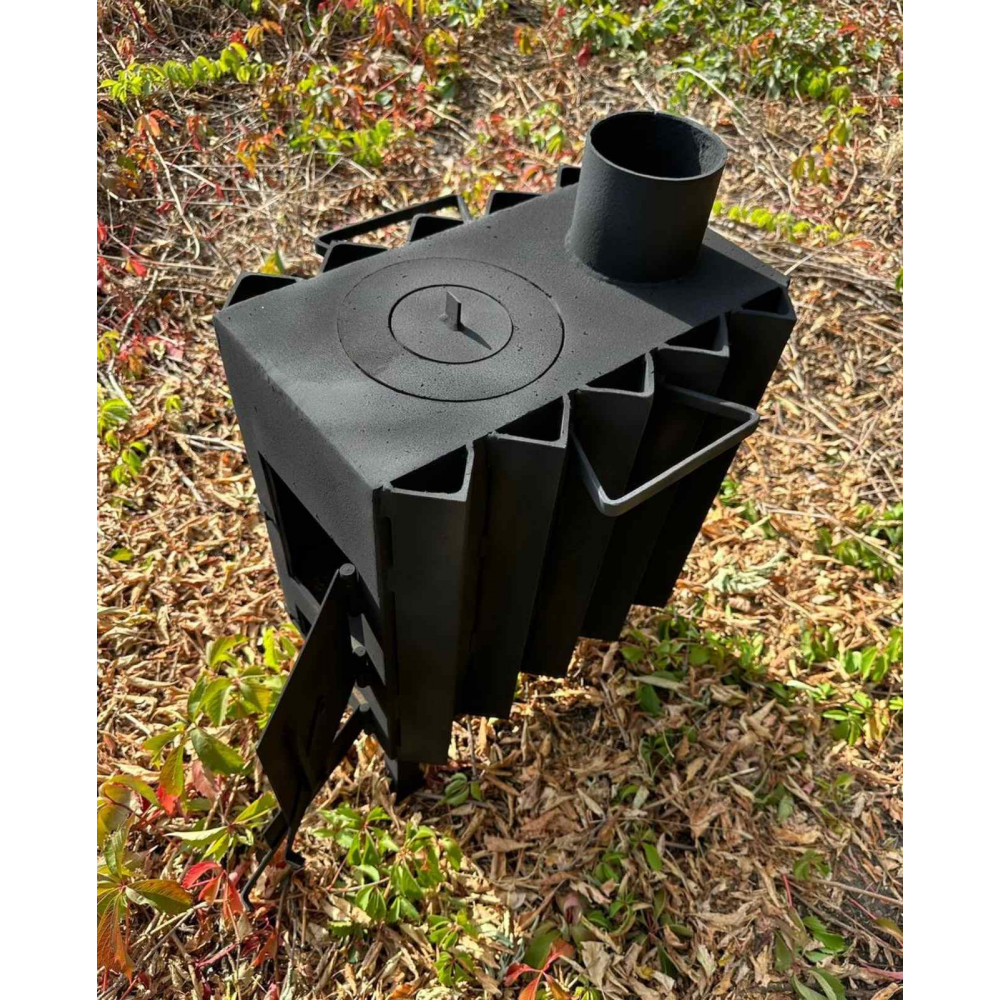 Буржуйка 3 мм з конфоркою та конвекцією на 40 кв м