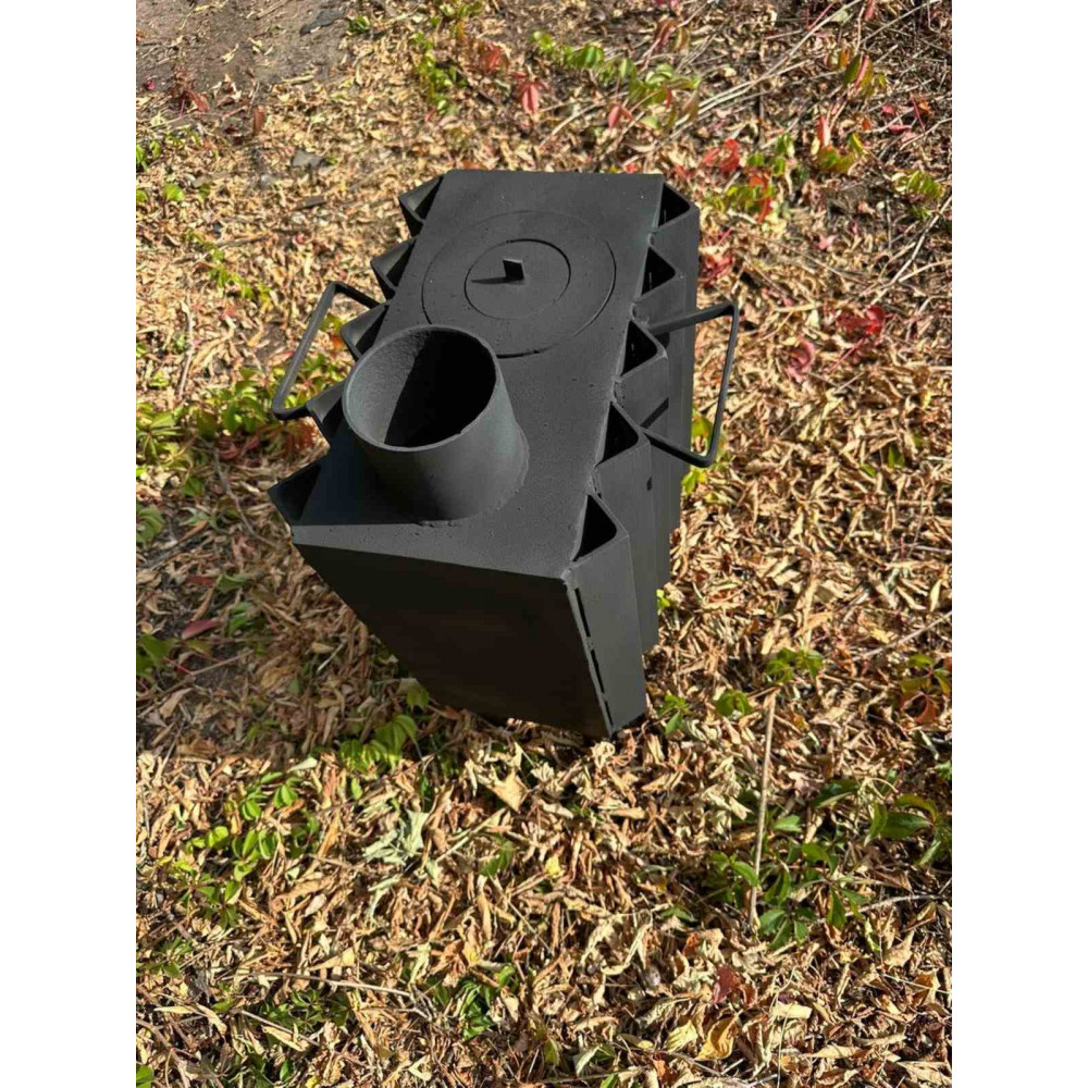 Буржуйка 3 мм з конфоркою та конвекцією на 40 кв м