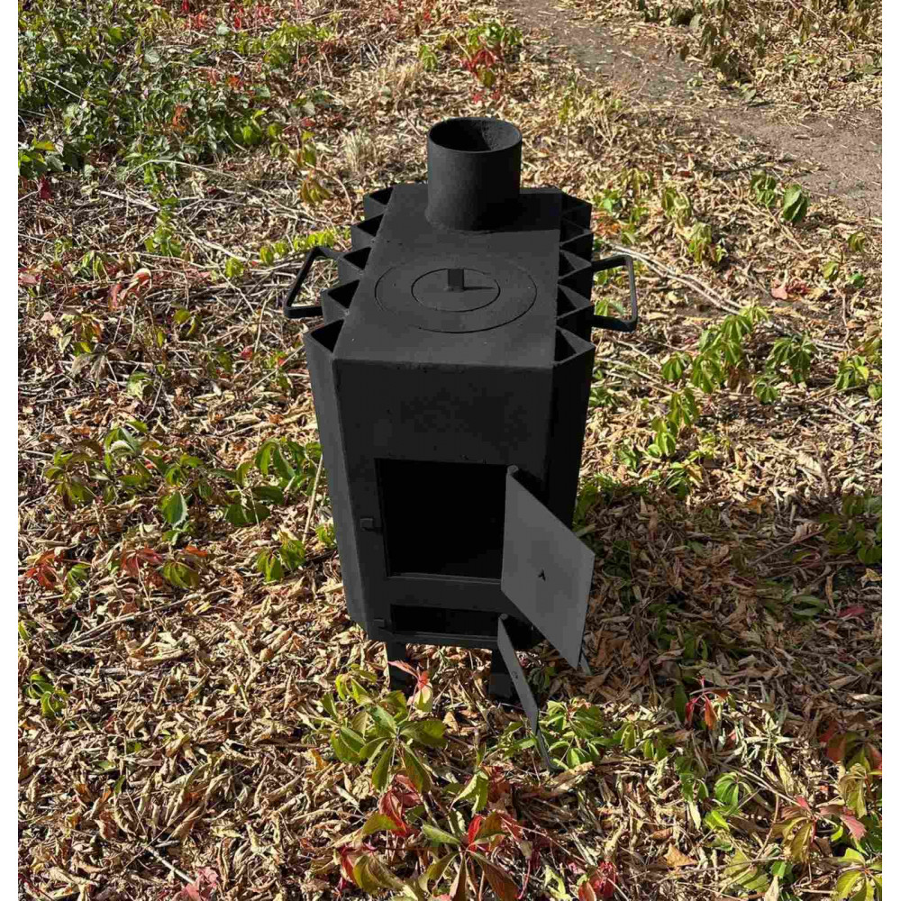 Буржуйка 3 мм з конфоркою та конвекцією на 40 кв м