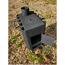 Буржуйка 3 мм з конфоркою та конвекцією на 40 кв м