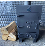 Буржуйка 4 мм з конфоркою та зольником