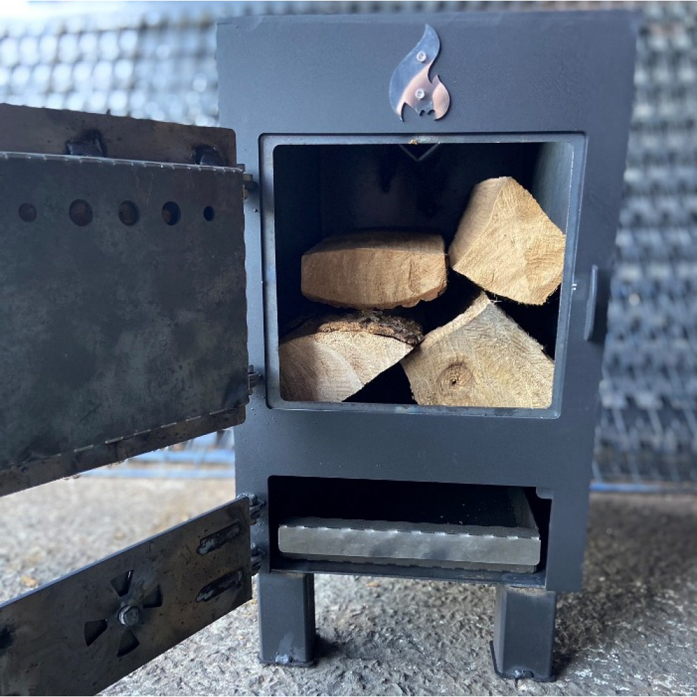 Буржуйка 4 мм з конфоркою та зольником