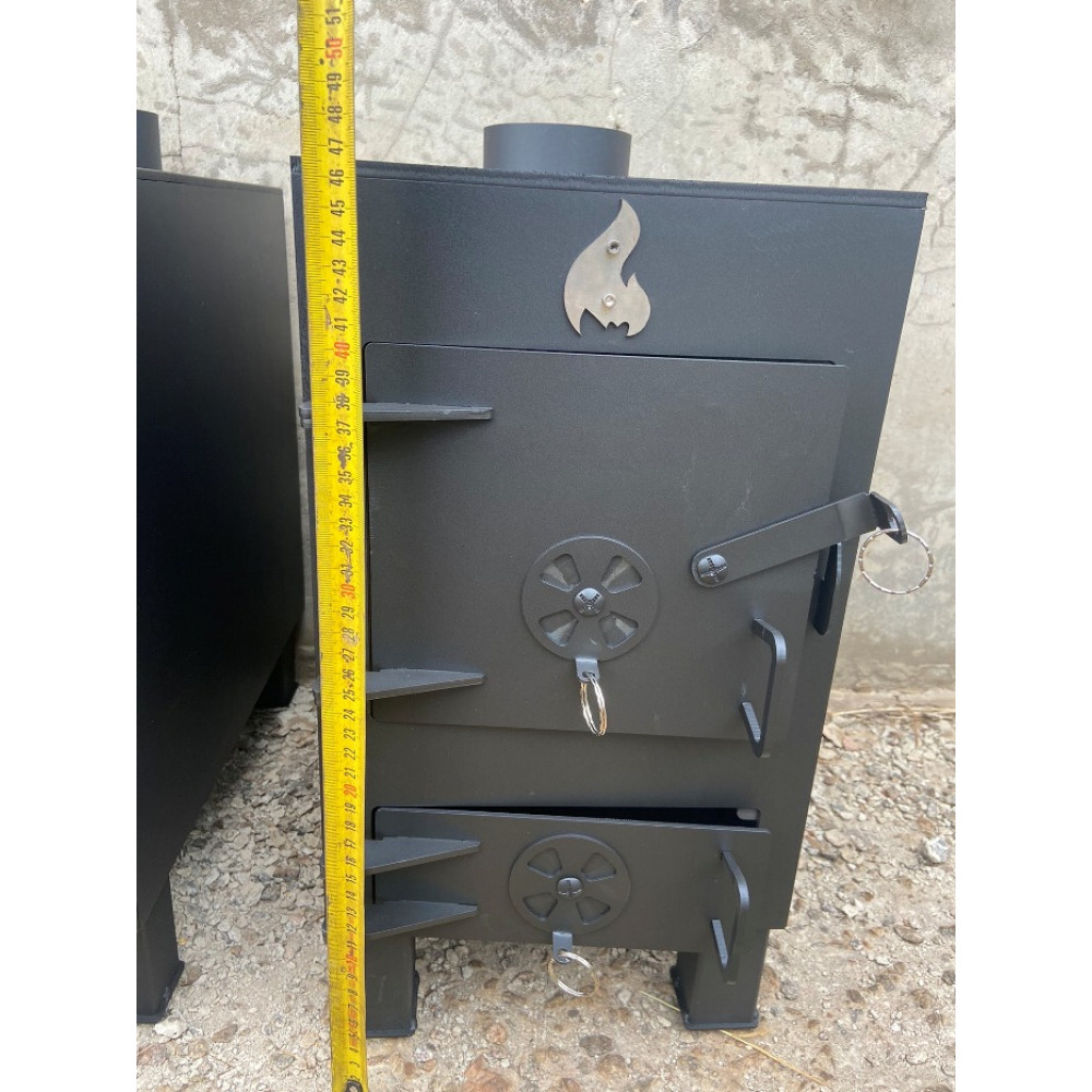 Буржуйка 4 мм з конфоркою та зольником