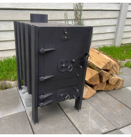 Буржуйка 4 мм на дровах з конвекцією