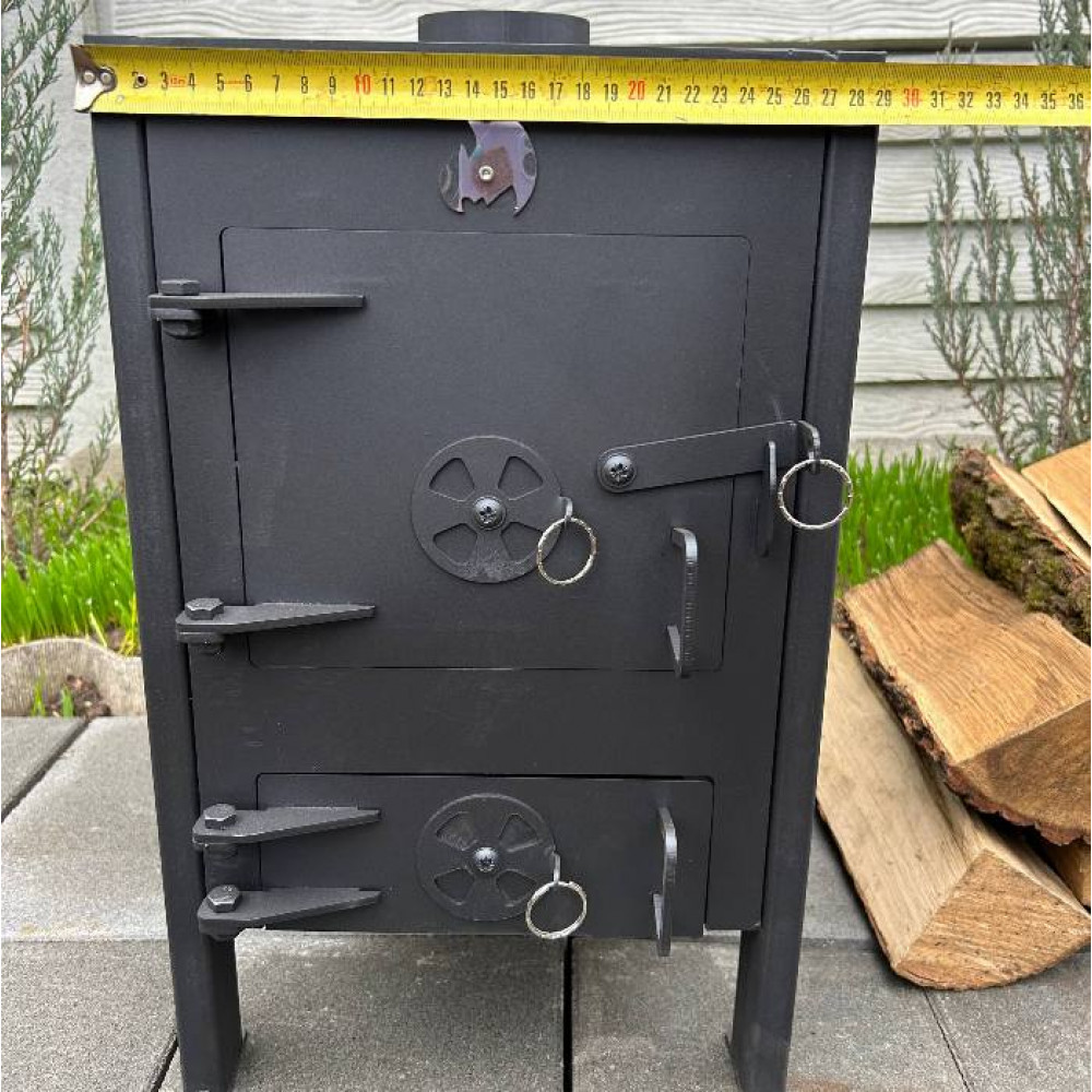 Буржуйка 4 мм на дровах з конвекцією