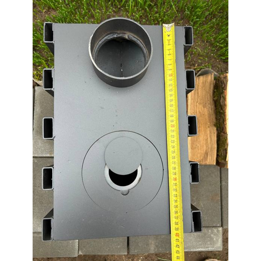 Буржуйка 4 мм на дровах з конвекцією