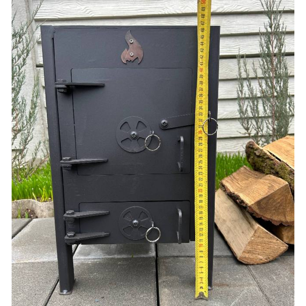 Буржуйка 4 мм на дровах з конвекцією