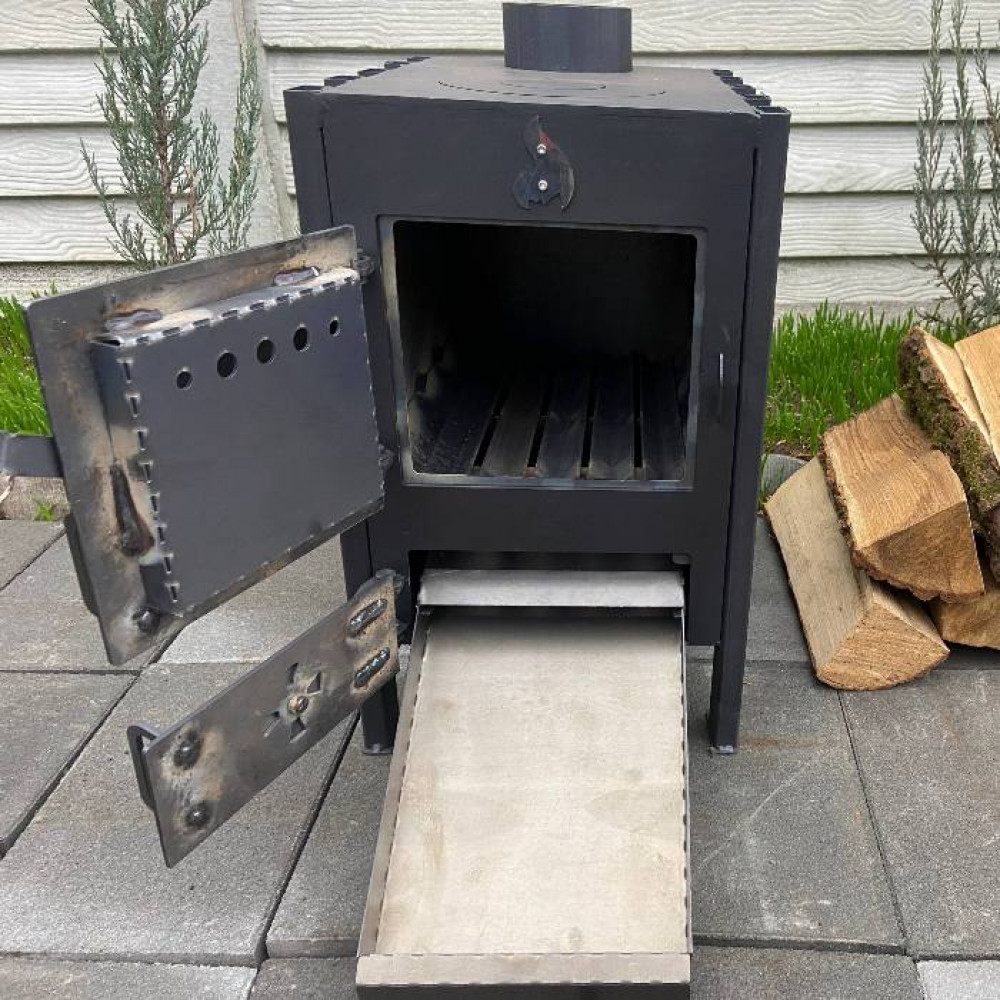 Буржуйка 4 мм на дровах з конвекцією