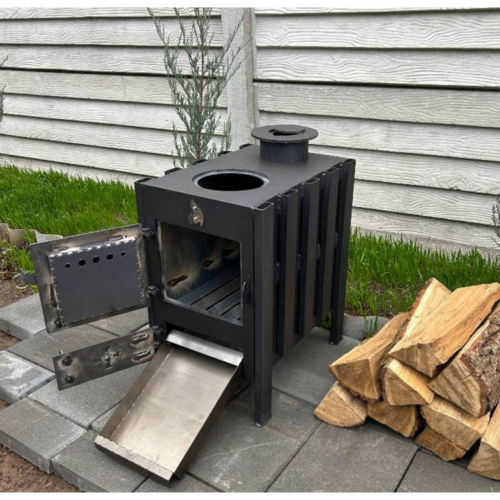 Буржуйка 4 мм на дровах з конвекцією