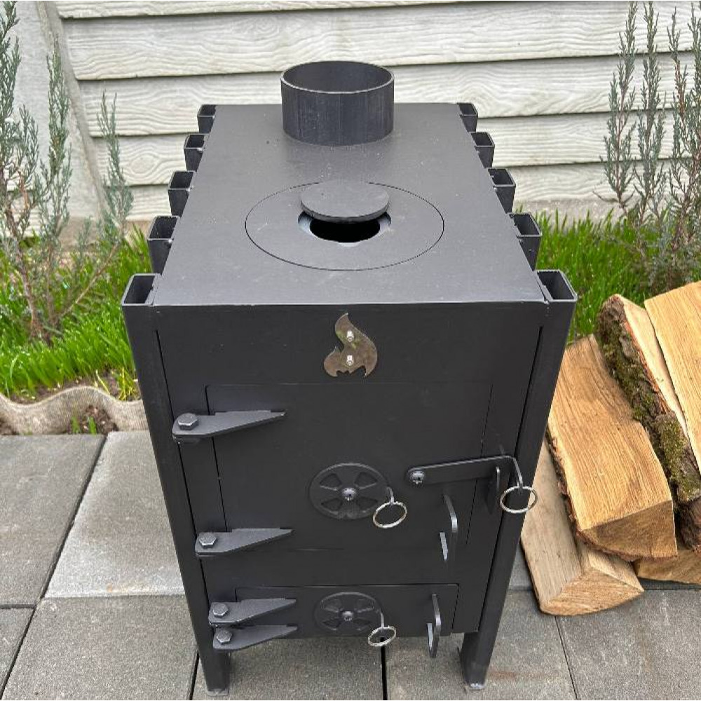 Буржуйка 4 мм на дровах з конвекцією