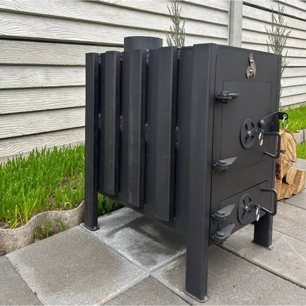 Буржуйка 4 мм на дровах з конвекцією