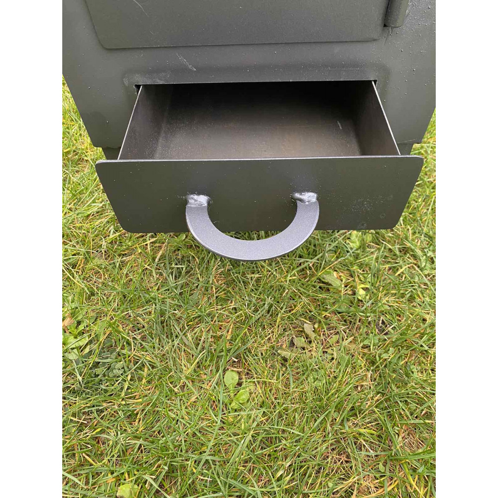 Буржуйка 4 мм опалювально-варильна  до 30 кв м 