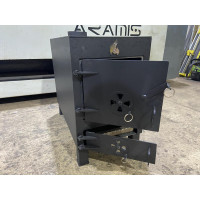 Буржуйка 4 мм отопительно-варочная на 40 кв м