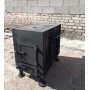 Буржуйка 4 мм опалювально-варильна з чавуном, до 60 кв м