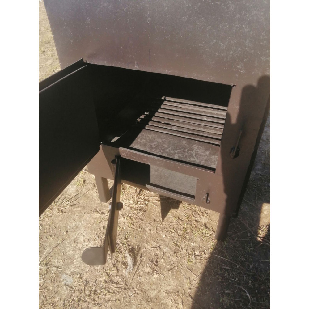 Буржуйка 4 мм з вторинною камерою опалювально-варильна