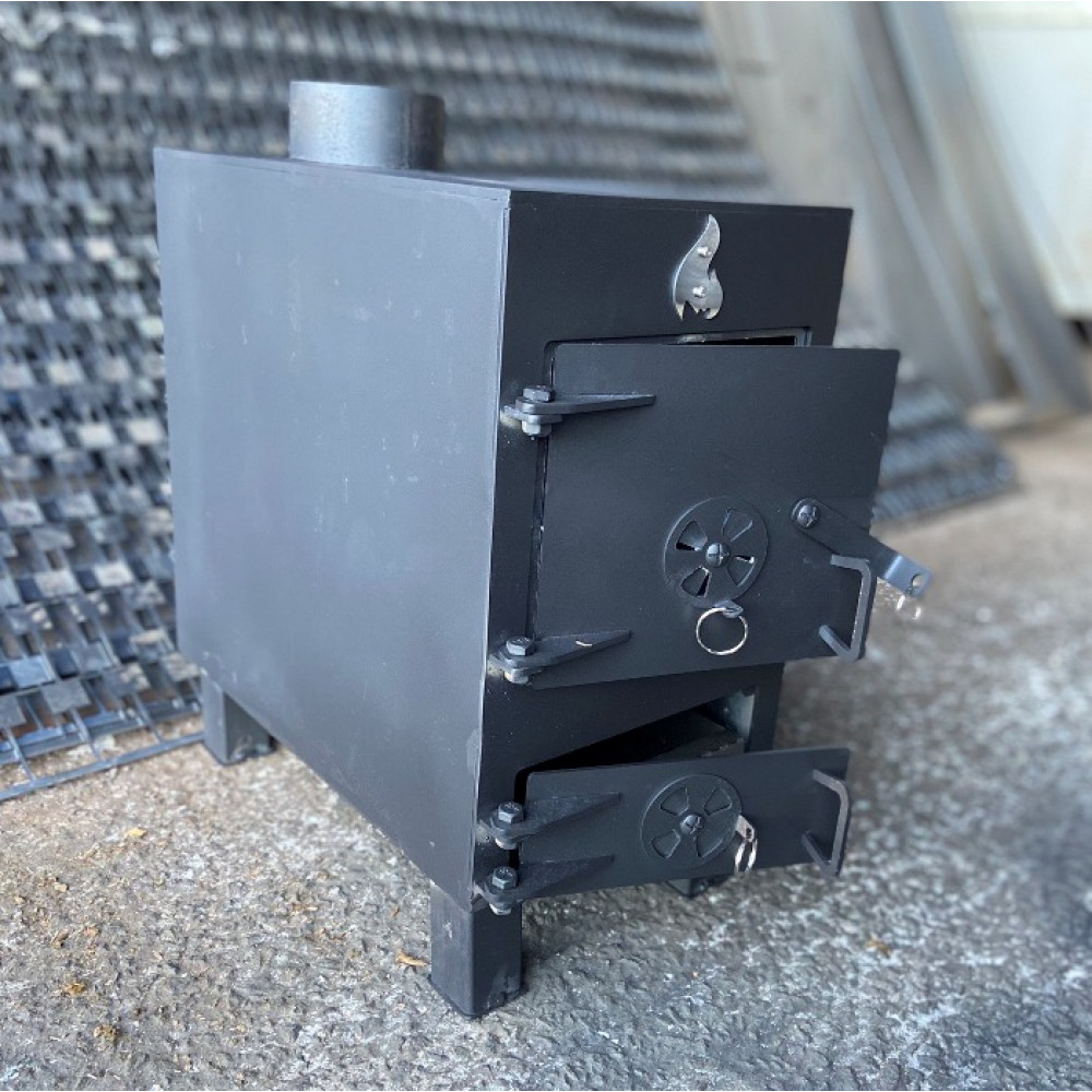 Буржуйка 4 мм з конфоркою та зольником