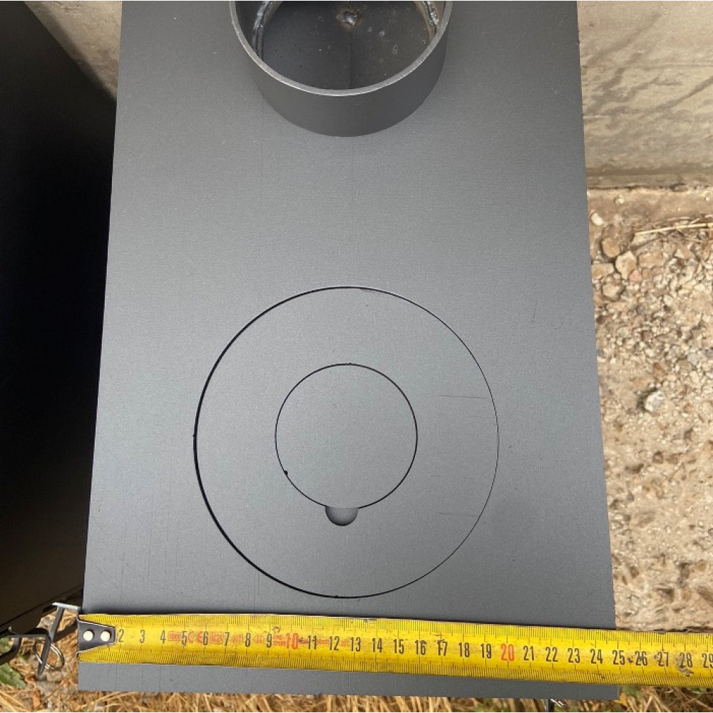 Буржуйка 4 мм з конфоркою та зольником