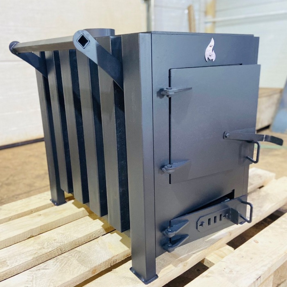 Буржуйка 5 мм з конфоркою та радіаторами 