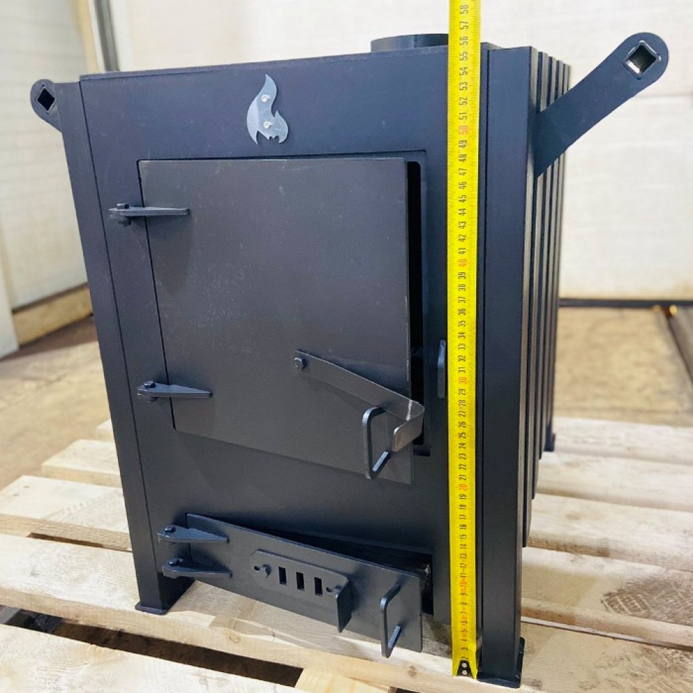 Буржуйка 5 мм з конфоркою та радіаторами 