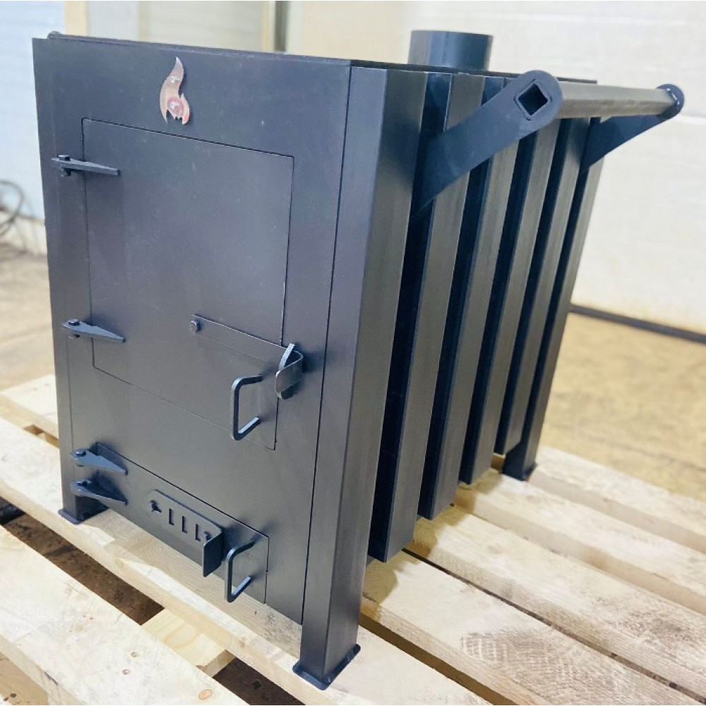 Буржуйка 5 мм з конфоркою та радіаторами 