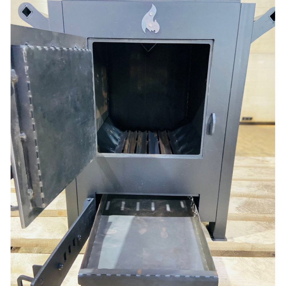 Буржуйка 5 мм з конфоркою та радіаторами 