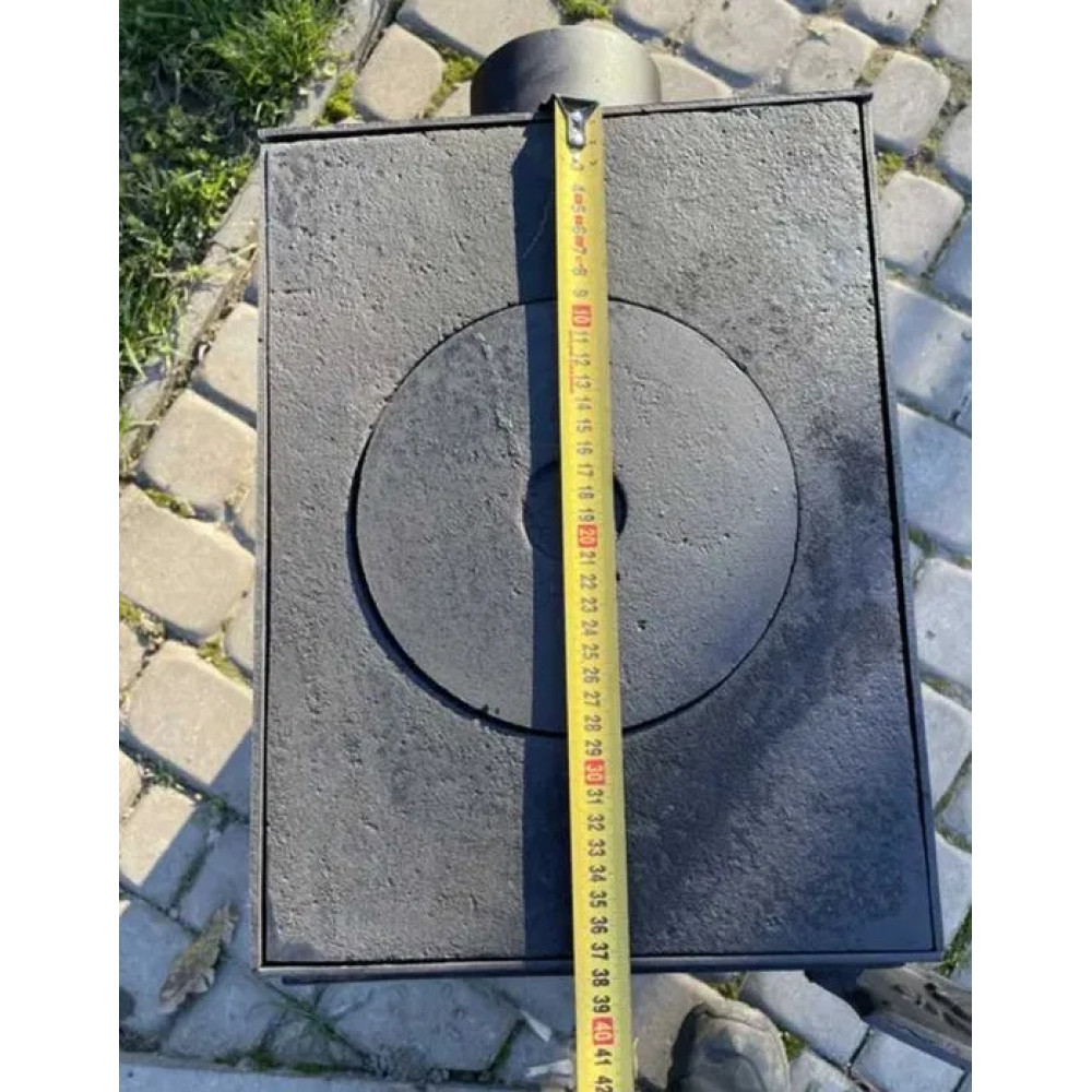 Буржуйка з чавуном опалювально-варильна