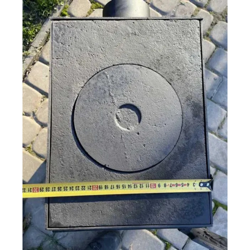 Буржуйка з чавуном опалювально-варильна