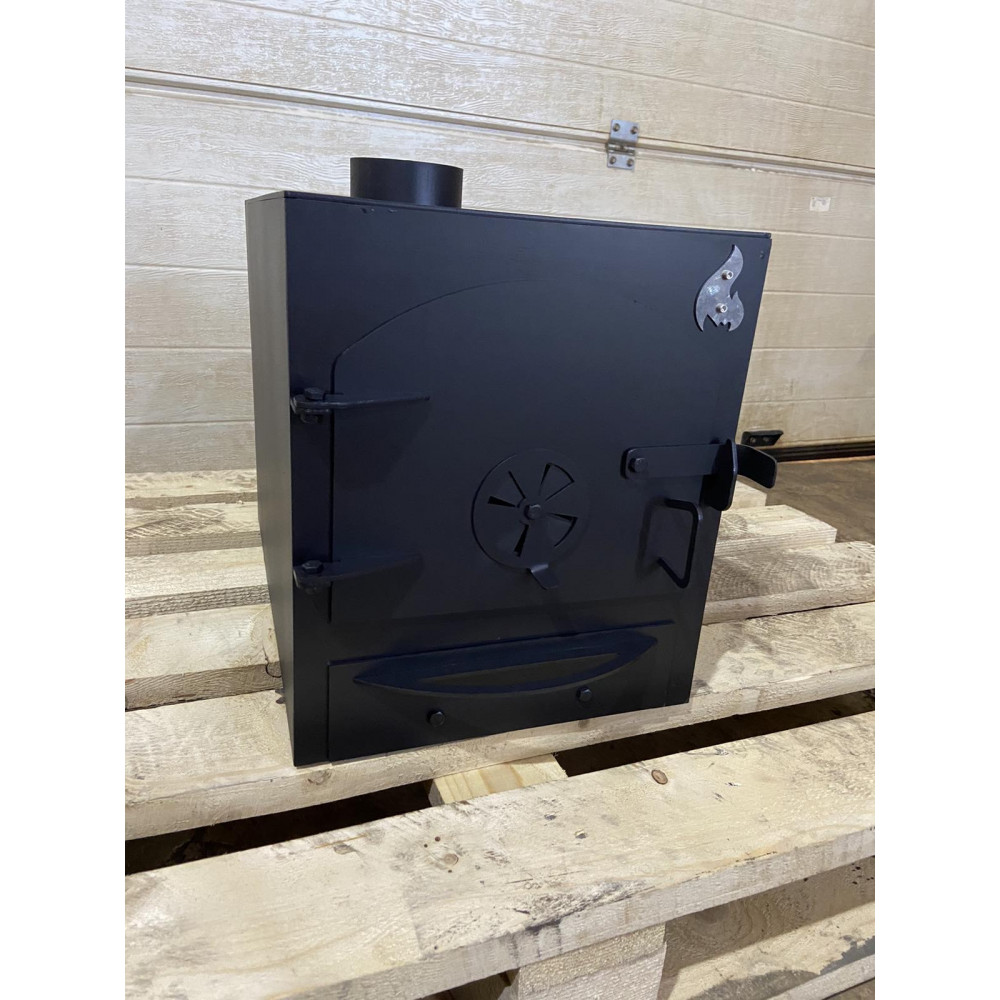 Буржуйка компактна 3 мм опалювально-варильна