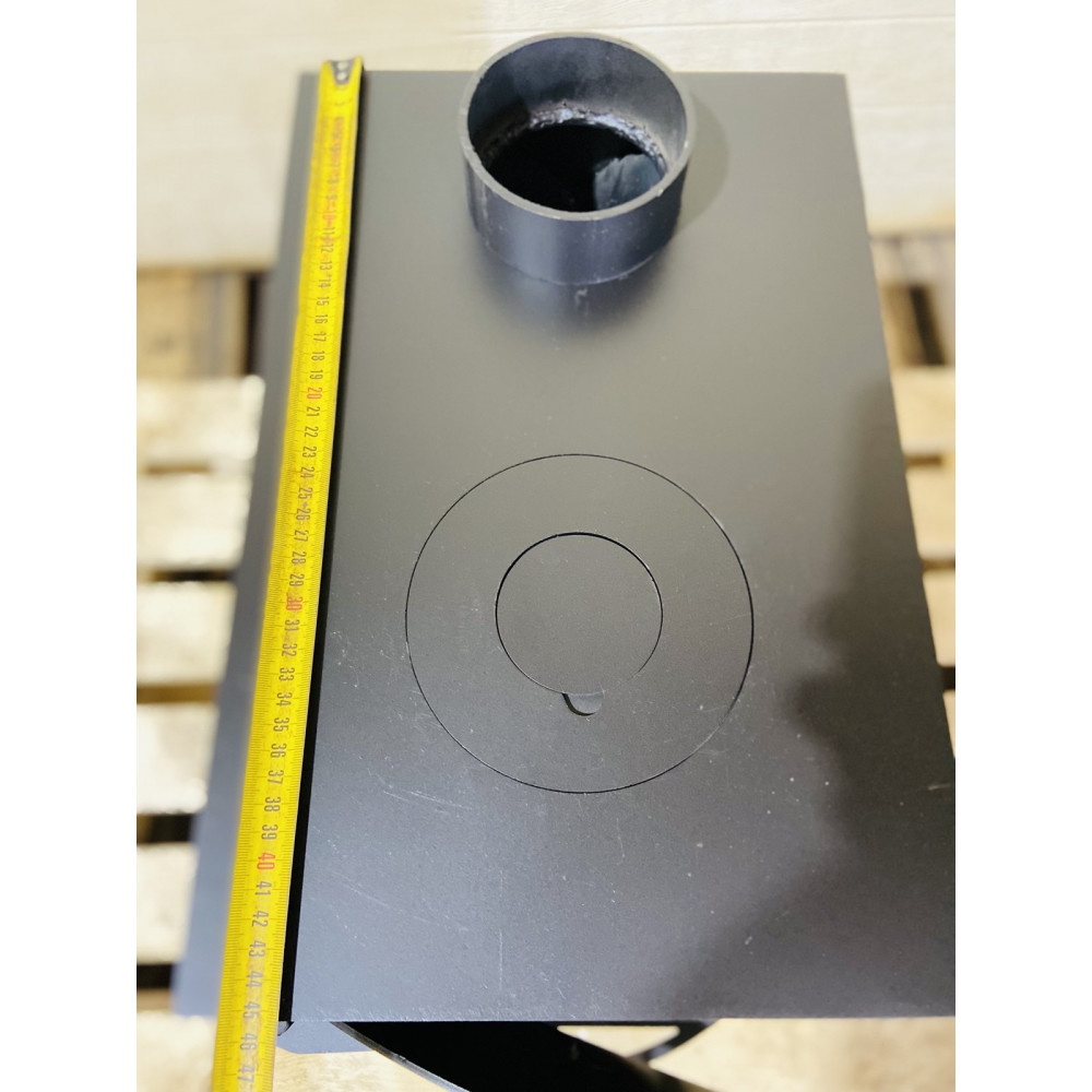 Буржуйка компактна 3 мм опалювально-варильна