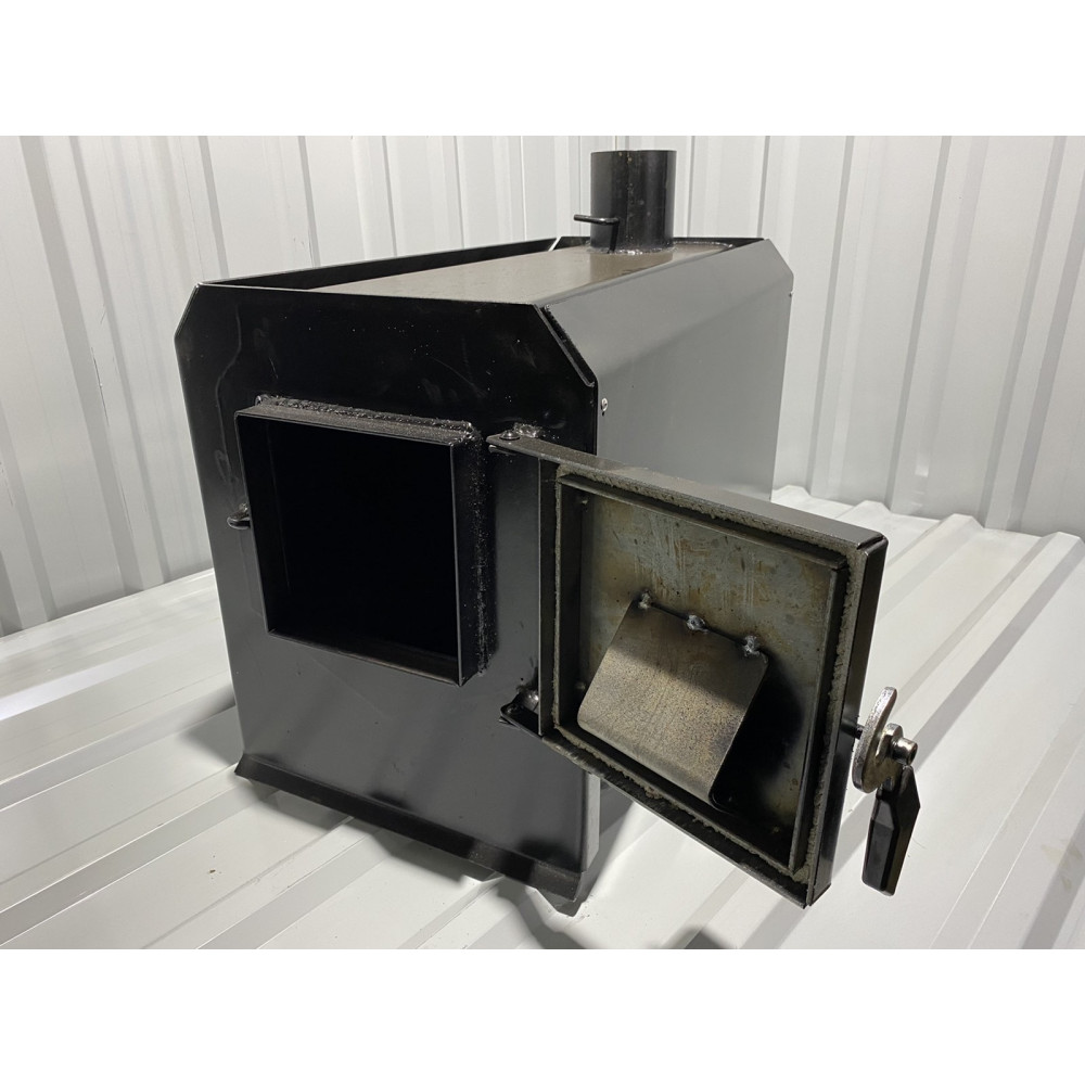 Буржуйка опалювальна з кожухом