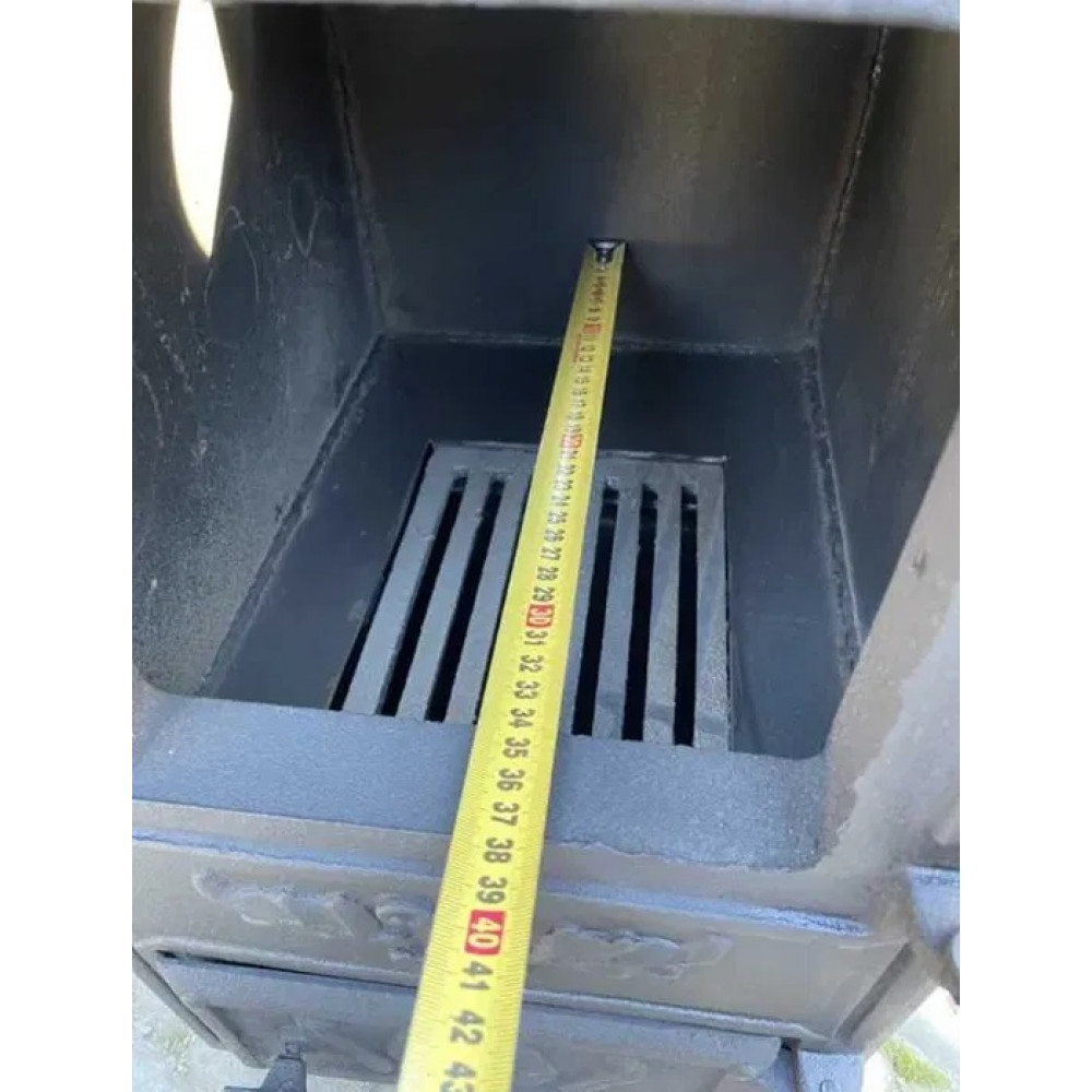 Буржуйка з чавуном опалювально-варильна