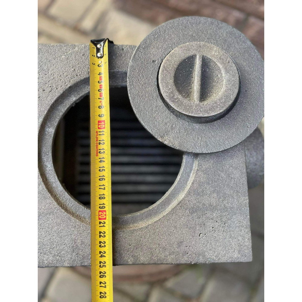 Буржуйка чавунна 10 мм на 20-25 кв м