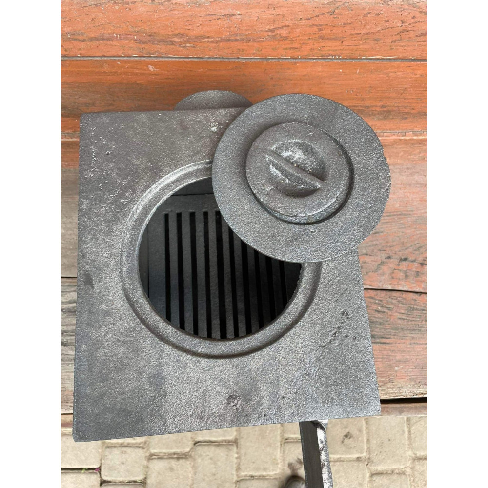 Буржуйка чавунна 10 мм на 20-25 кв м