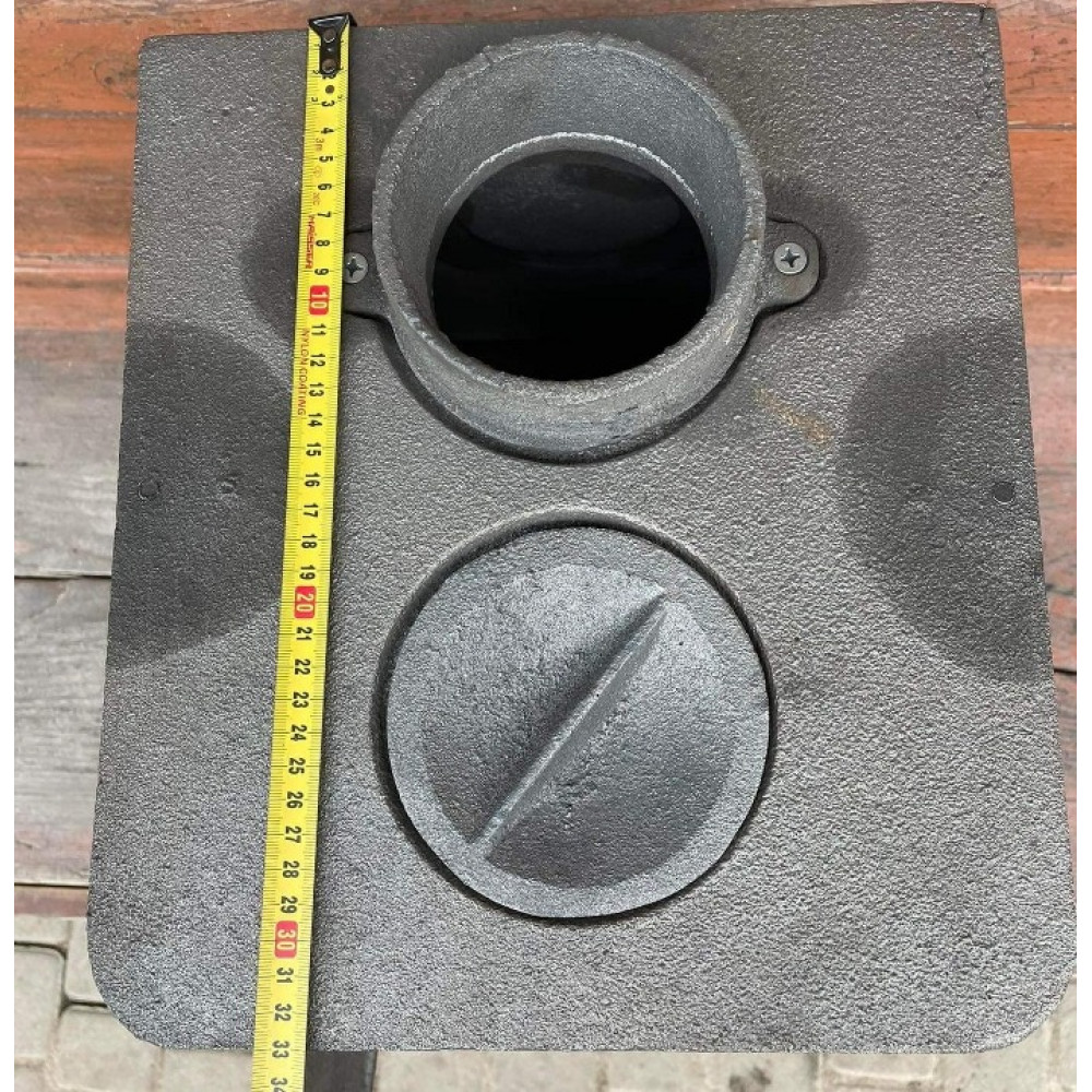 Буржуйка чавунна 10 мм на 50 кв м