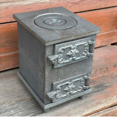 Буржуйка чавунна 10 мм на 20-25 кв м