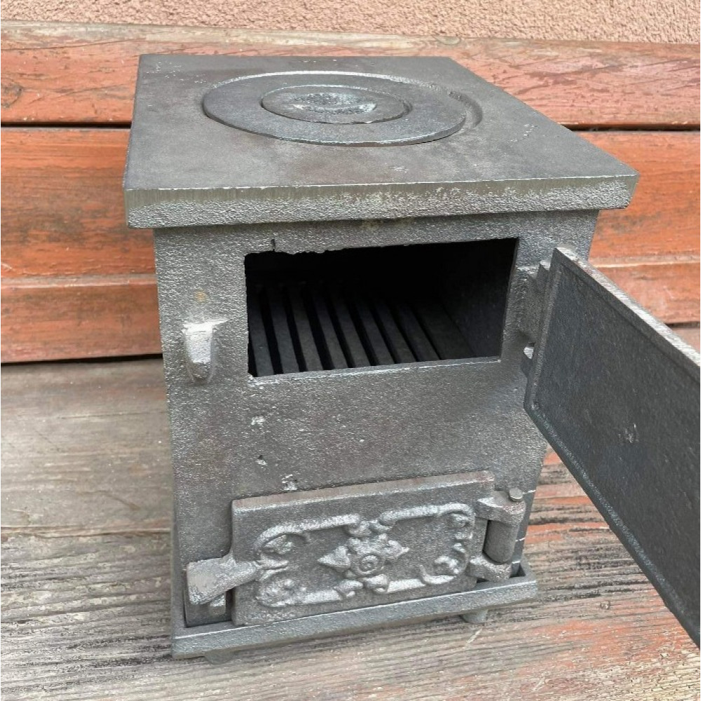 Буржуйка чугунная 10 мм на 20-25 кв м