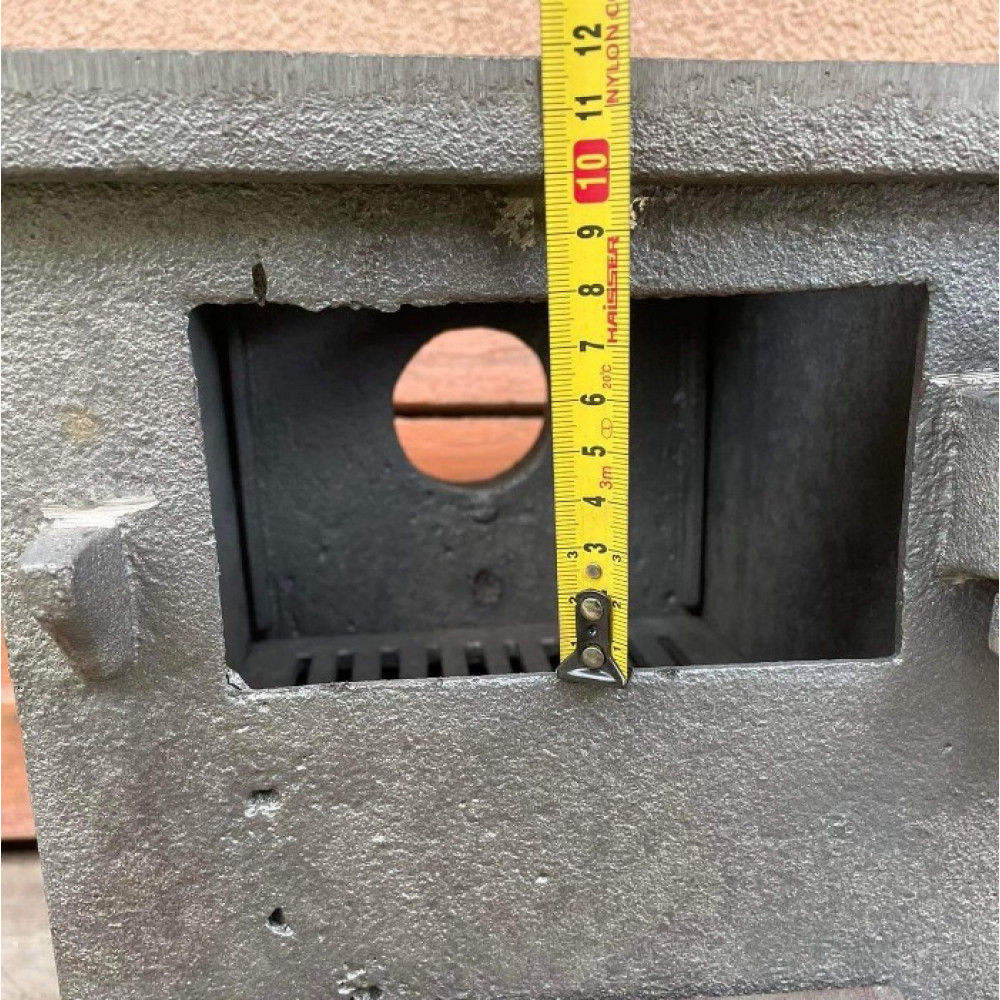 Буржуйка чугунная 10 мм на 20-25 кв м