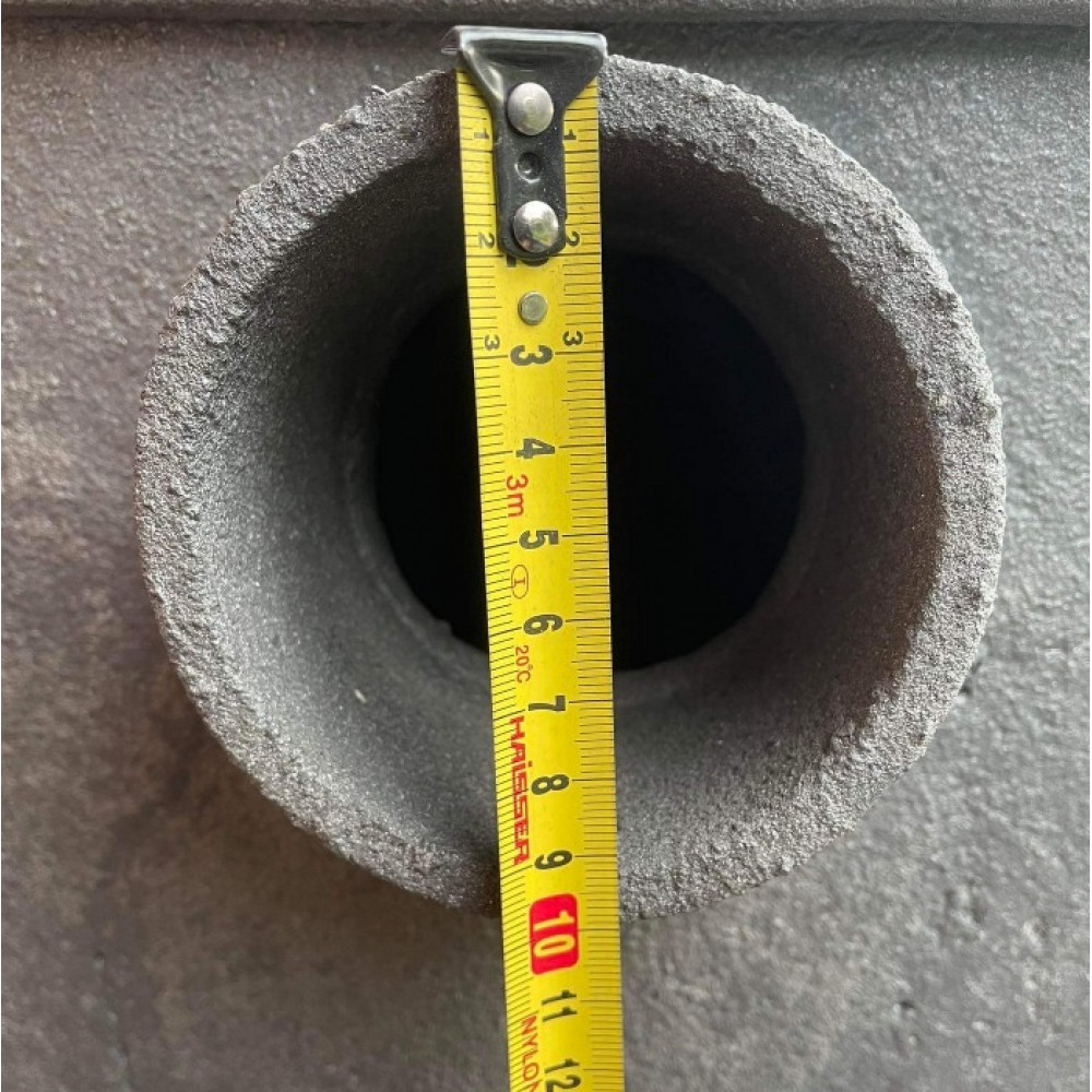 Буржуйка чугунная 10 мм на 20-25 кв м