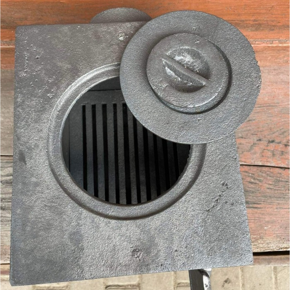 Буржуйка чавунна 10 мм на 20-25 кв м