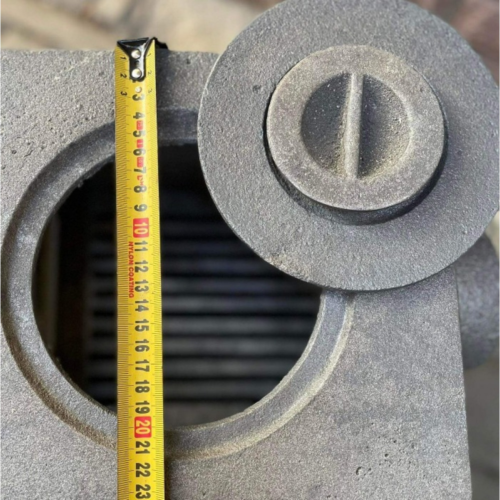 Буржуйка чавунна 10 мм на 20-25 кв м