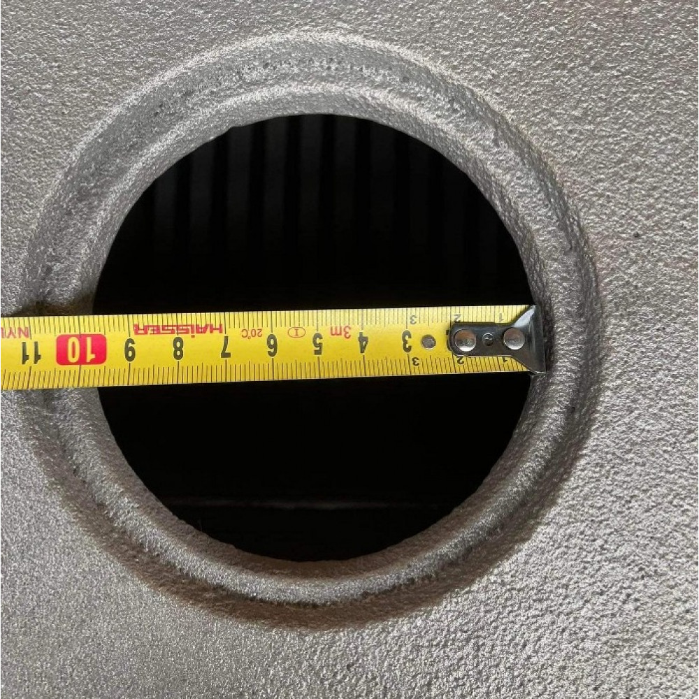 Буржуйка чавунна 10 мм на 50 кв м