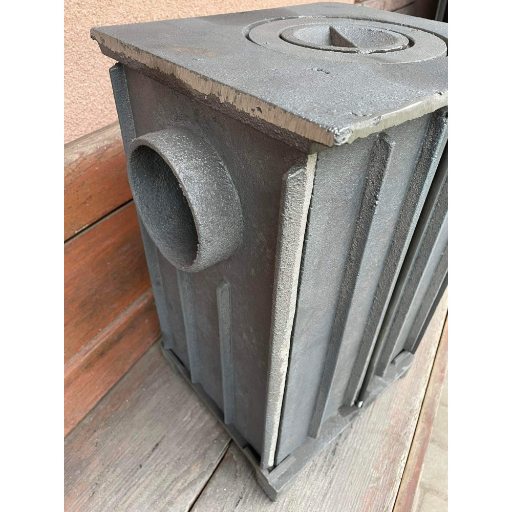 Буржуйка чавунна 10 мм опалювально-варильна