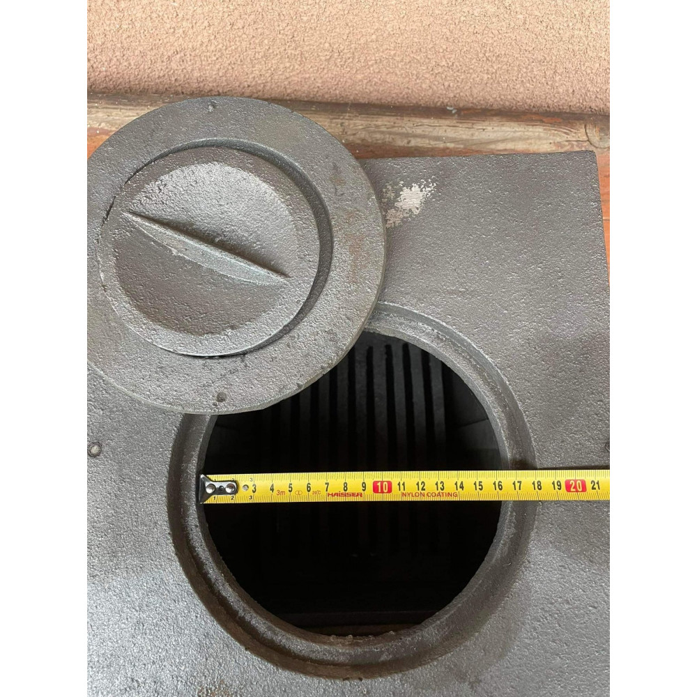 Буржуйка чавунна 10 мм опалювально-варильна