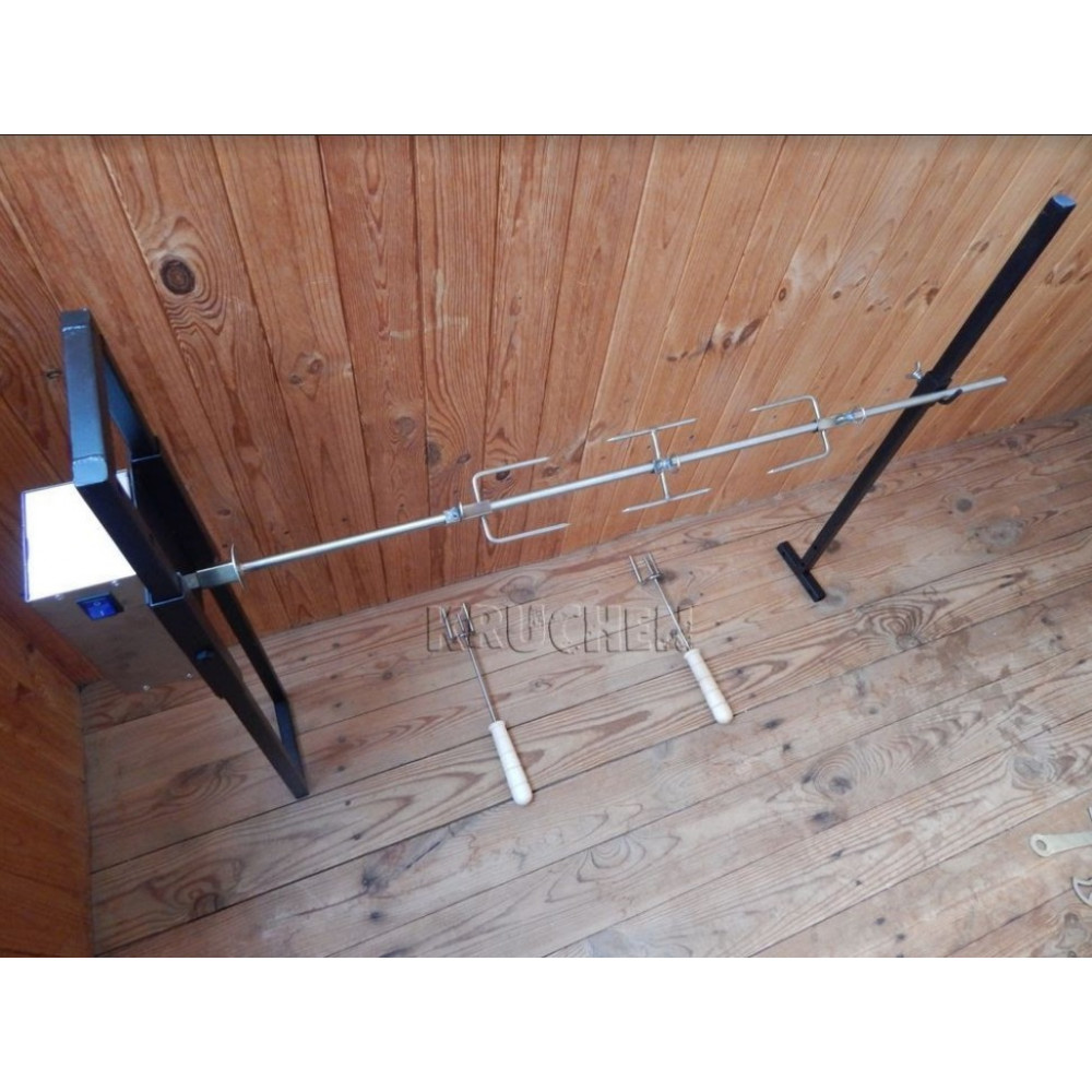 Вертел с элетроприводом до 25 кг мяса, 100 см