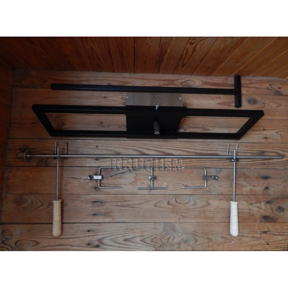 Вертел с элетроприводом до 25 кг мяса, 100 см