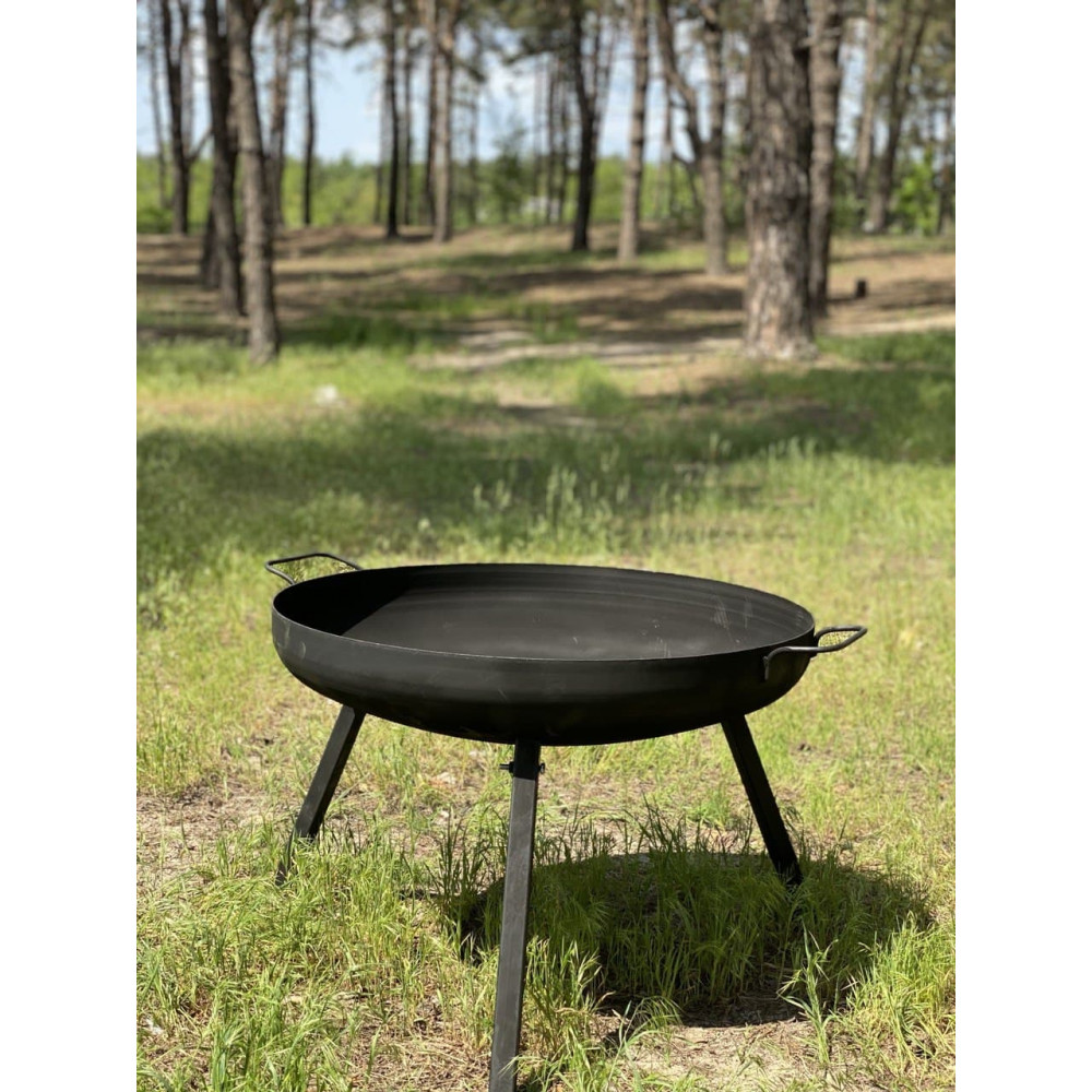 Костровая чаша 75 см на съемных ножках