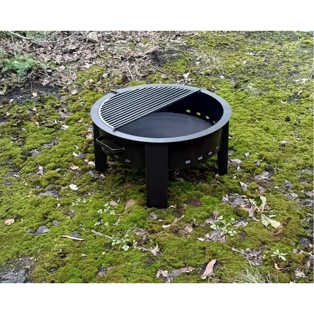 Костровая чаша с решеткой-гриль